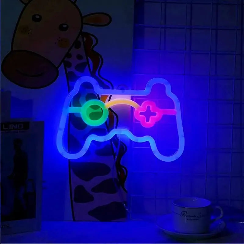 NeonGlow - LED Game Controller Neon Sign voor Gamers