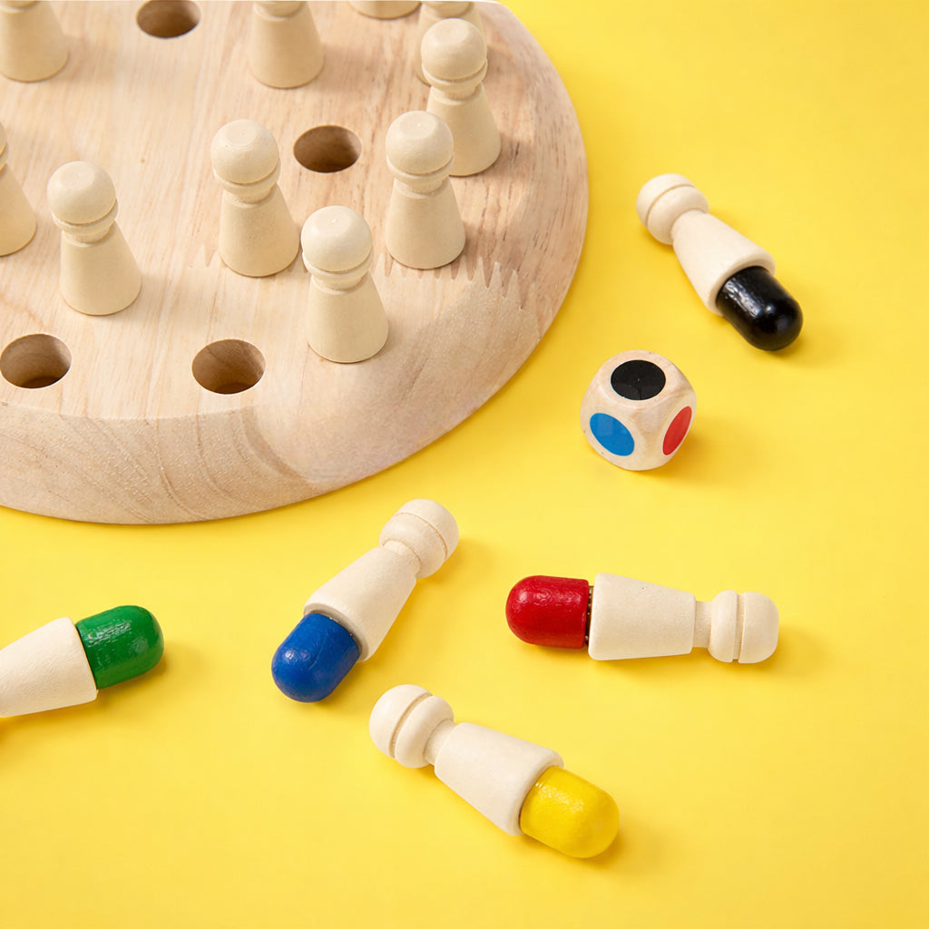 Memory Game Toddlers Color Matching Board