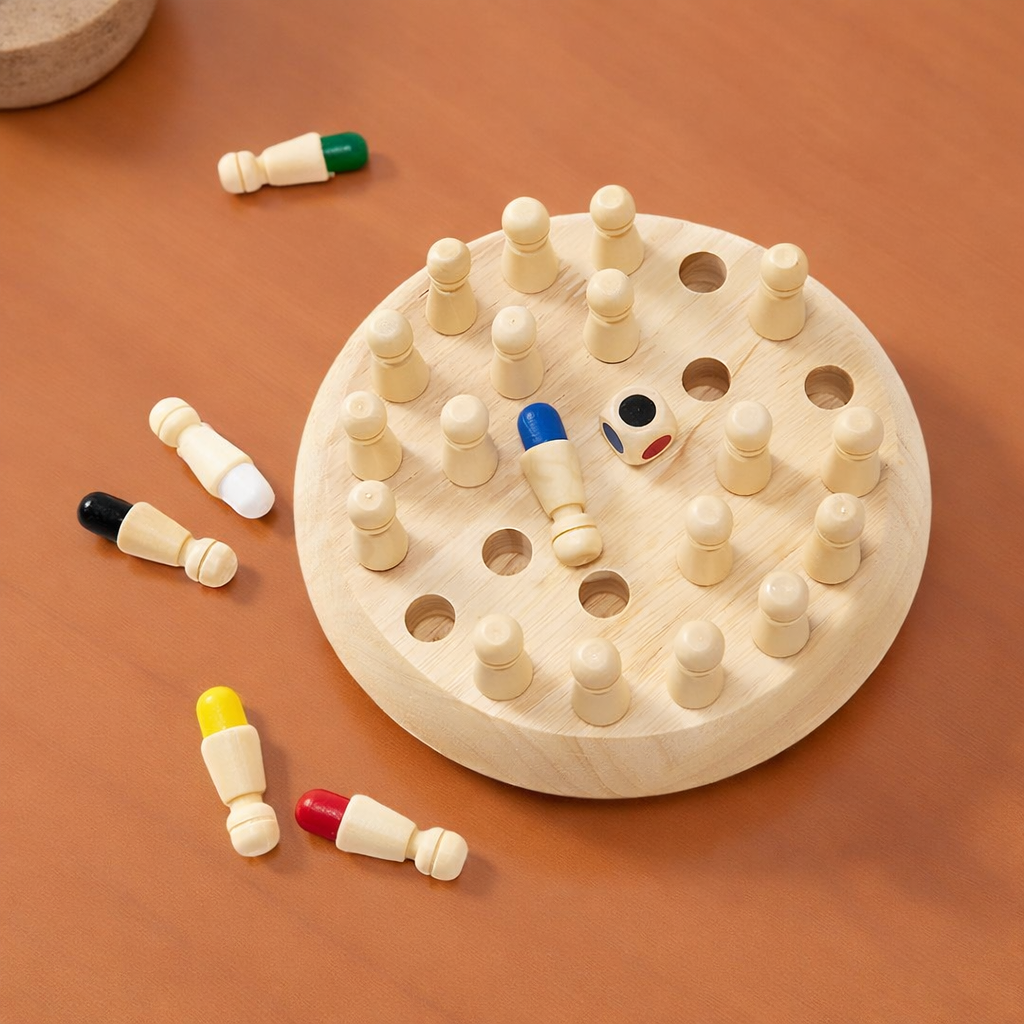 Memory Game Toddlers Color Matching Board