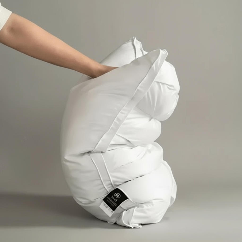 Goose Down Pillow Breathable Supportive Cool Sleep Comfort 2