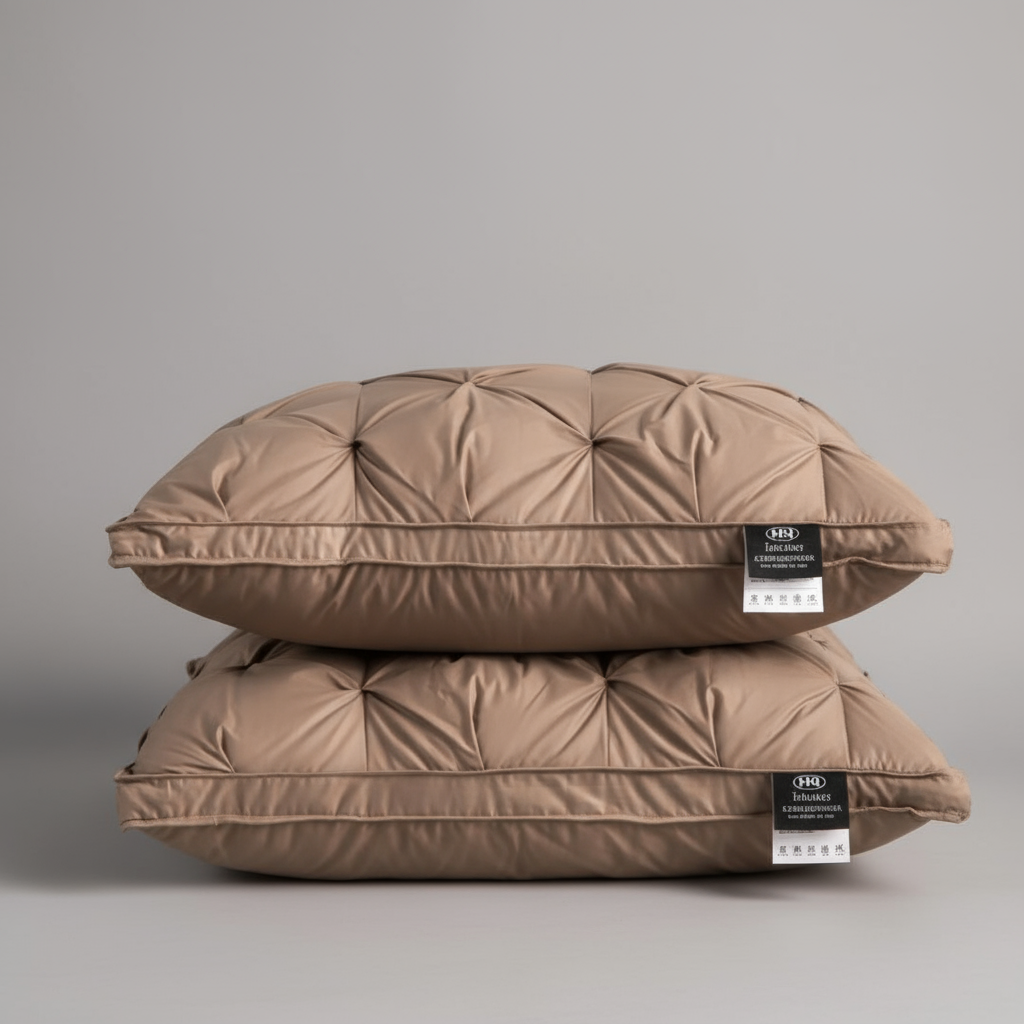 Goose Down Pillow Breathable Supportive Cool Sleep Comfort 4