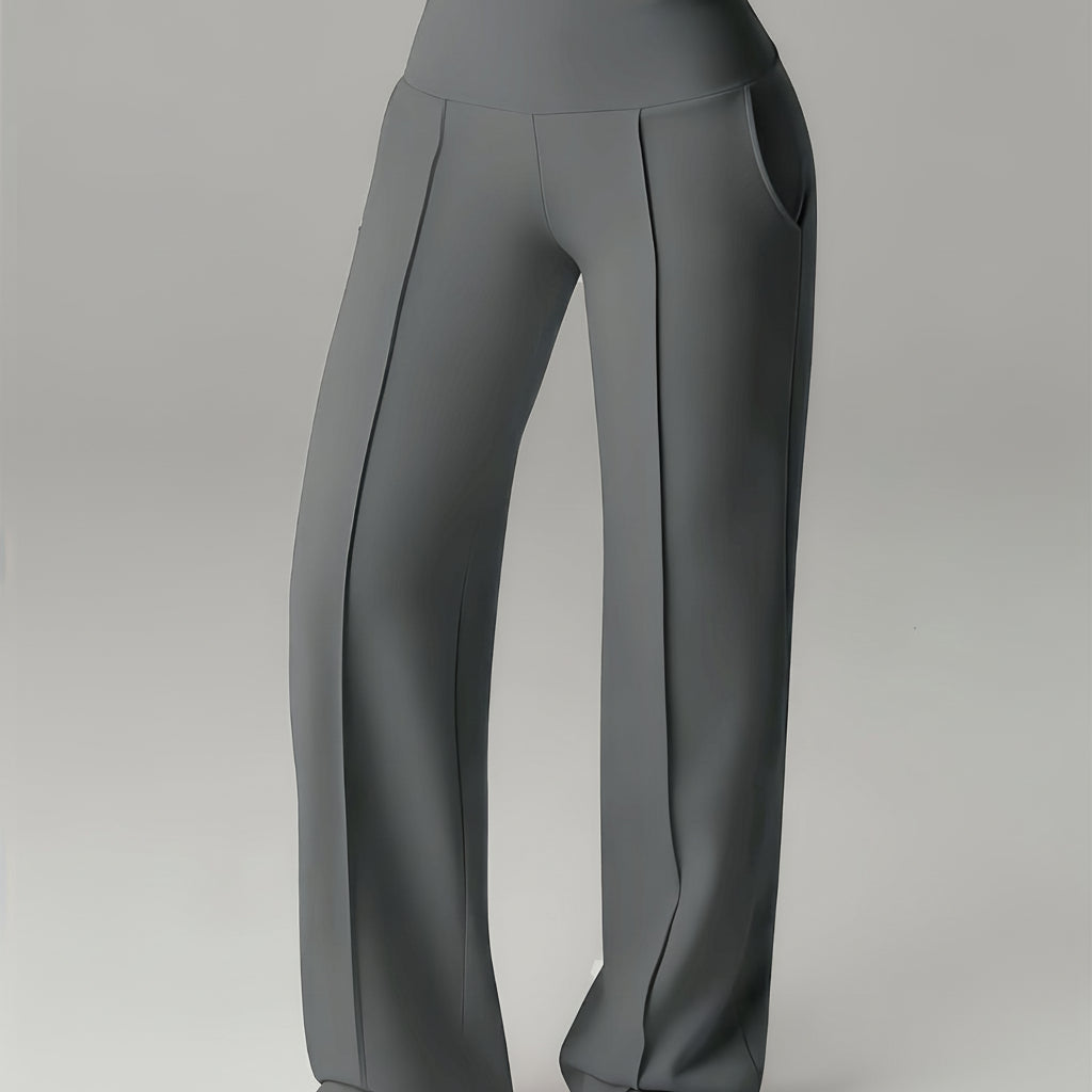 Calças Casuais Femininas de Corte Solto