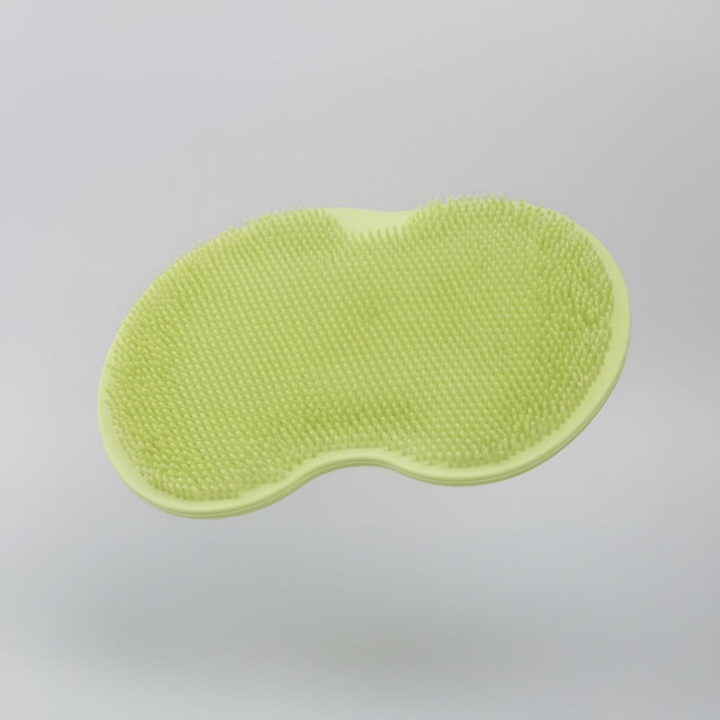 Tapete de Duche Antiderrapante de Silicone Escova de Massagem Esfoliante para o Corpo