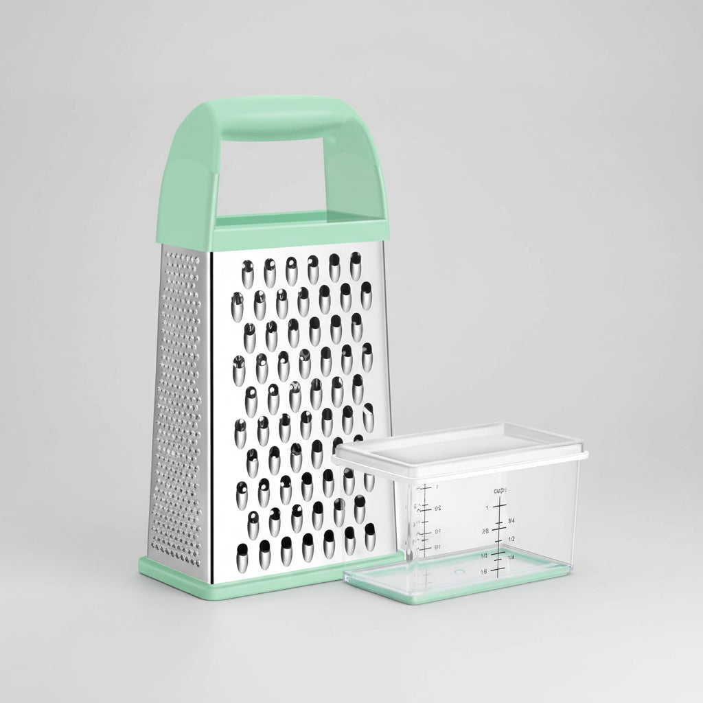 Stainless Steel Kitchen Grater Four Sided Grater