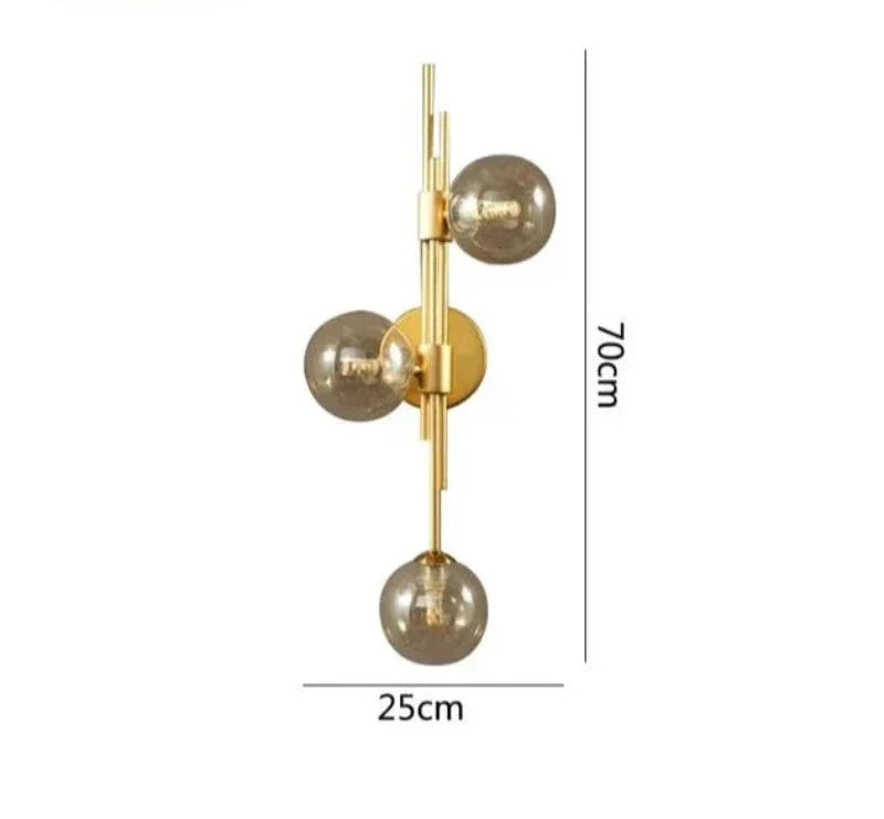 GlassSphere - Lámparas de pared de vidrio modernas – Iluminación LED elegante