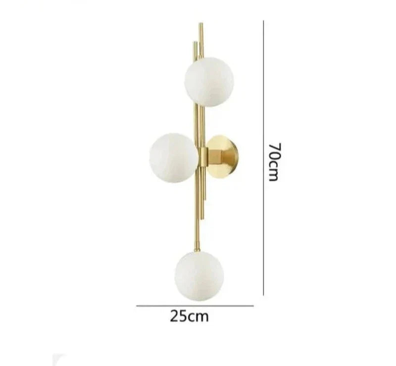 GlassSphere - Lámparas de pared de vidrio modernas – Iluminación LED elegante