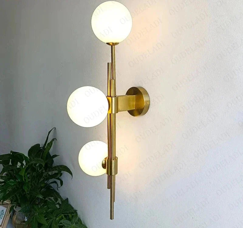 GlassSphere - Lámparas de pared de vidrio modernas – Iluminación LED elegante