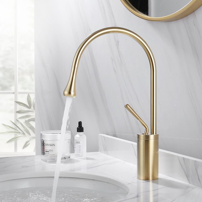 Drops Style Bathroom Sink Faucet Swivel Waterfall Faucet