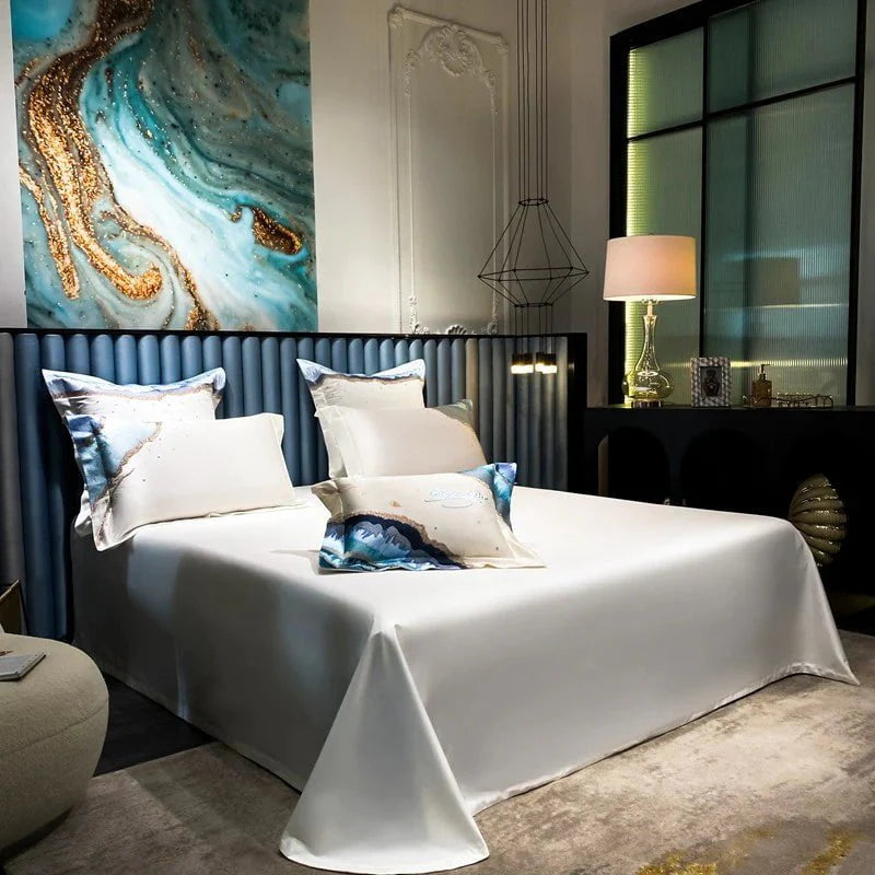 Juego de funda nórdica Whimsical Waters - Algodón egipcio