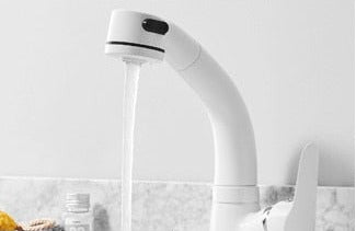 Retractable Lift for the Bathroom Brass Mixer Tap