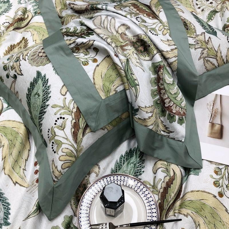 Juego de funda nórdica Verdant Paisley (Algodón Egipcio)