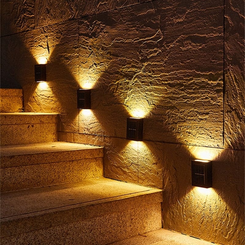 SolarLume - Weatherproof Solar Wall Lamp for Outdoor Use with Energy-Efficient LED Lighting