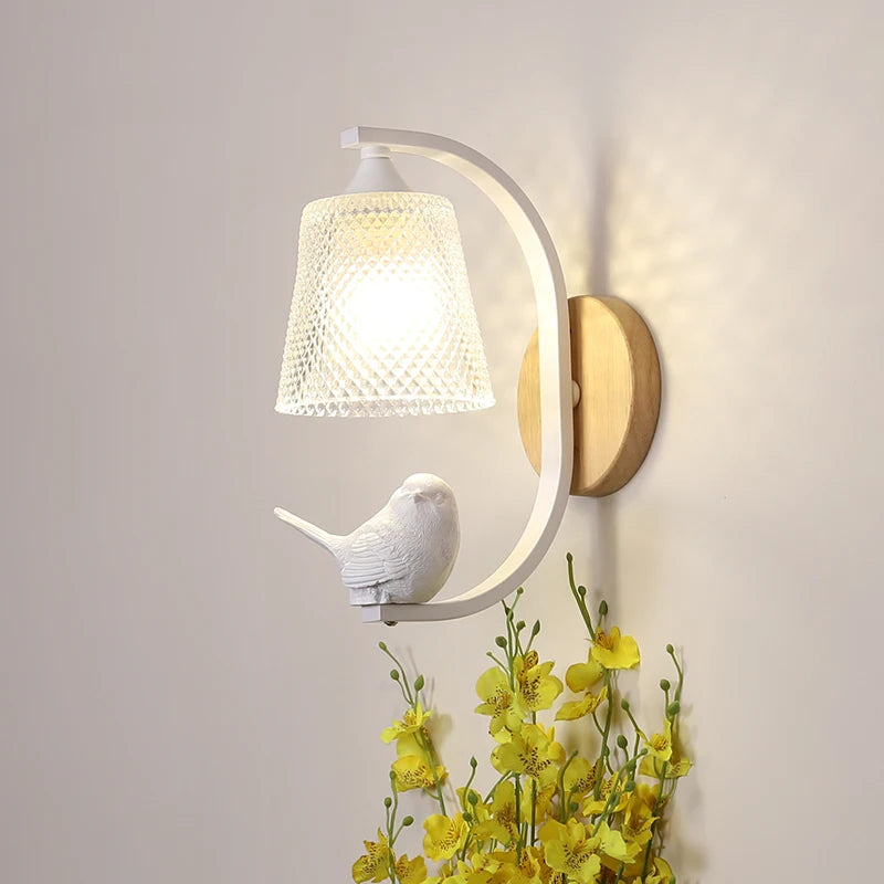 NordicBird - Moderne Wandlamp met Vogelontwerp voor Slaapkamer en Woonkamer