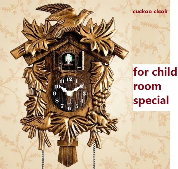 BirdTime - Classic Cuckoo Clock with Sound and Decorative Design