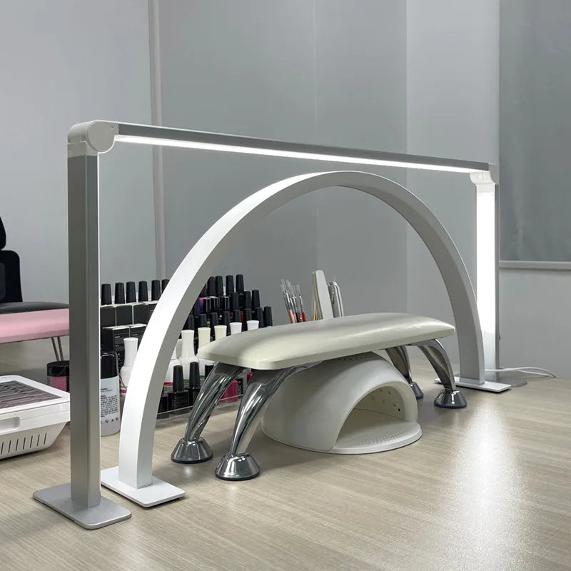 LunaGlow – Halve Maan LED Tafellamp voor Bureau en Nagelstudio Verlichting