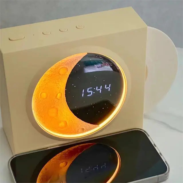 MoonGlow – LED Maanlamp met Muziek & Bluetooth Speaker | Sfeervolle Verlichting