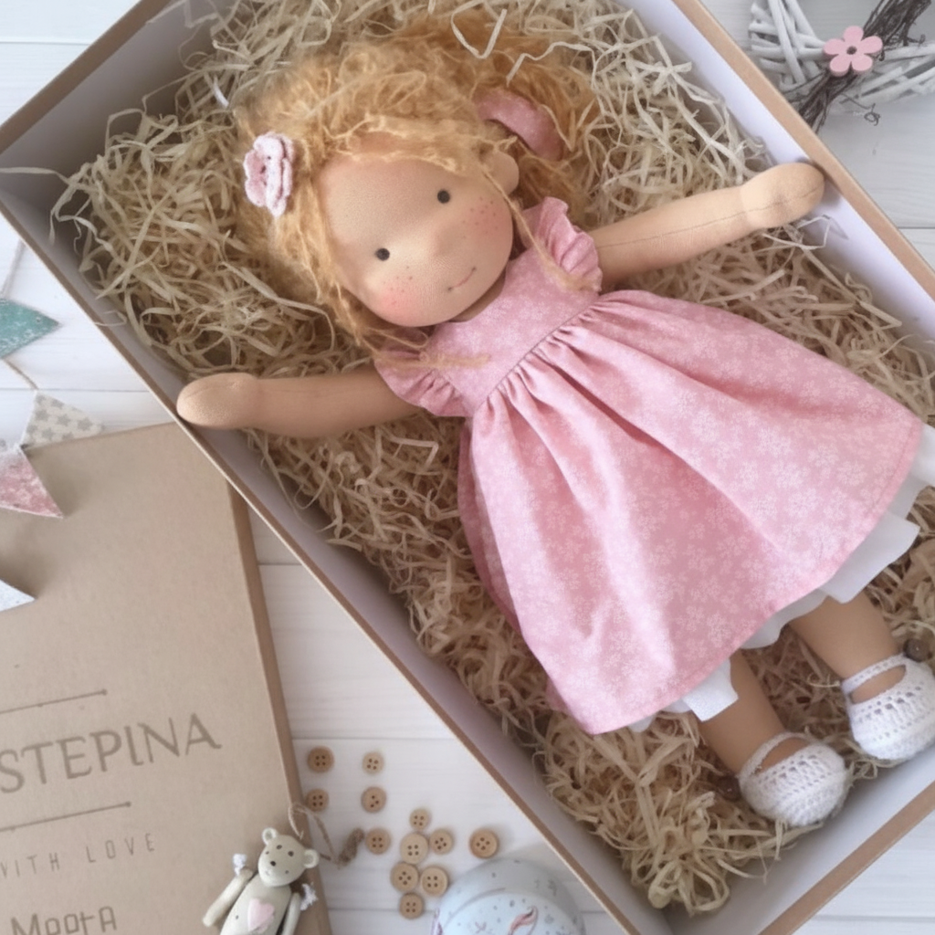 Handmade Waldorf Doll for Imaginative Play and Creativity 10