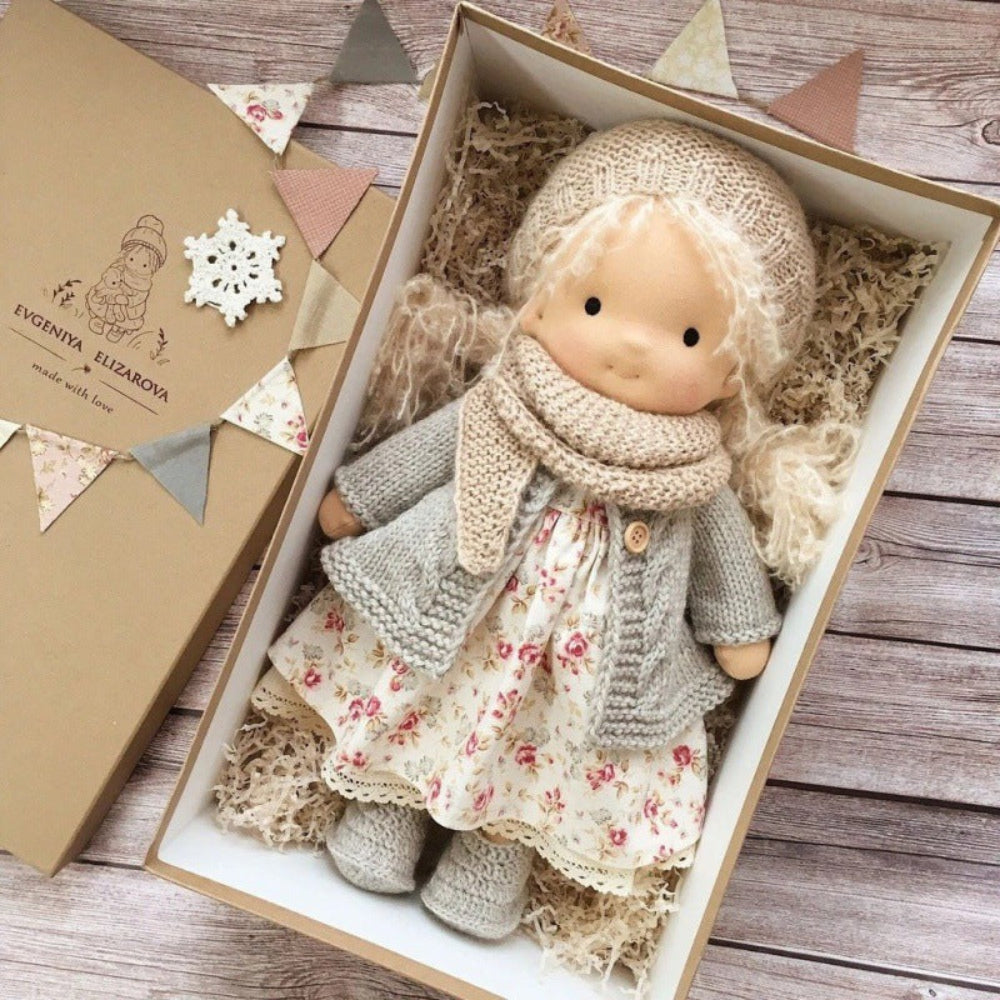 Handmade Waldorf Doll for Imaginative Play and Creativity 12