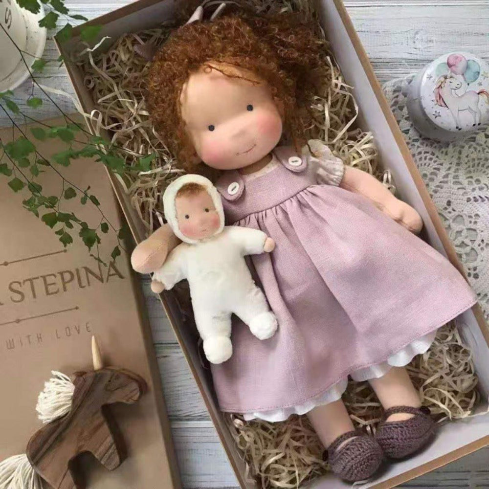Handmade Waldorf Doll for Imaginative Play and Creativity 14