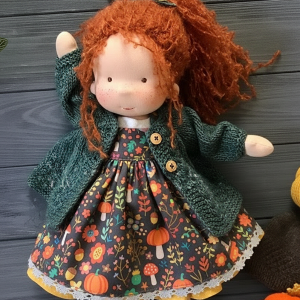 Handmade Waldorf Doll for Imaginative Play and Creativity 15