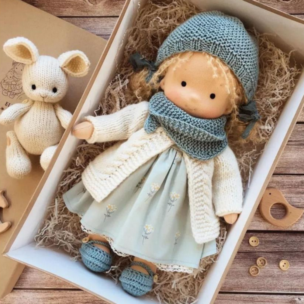 Handmade Waldorf Doll for Imaginative Play and Creativity 5