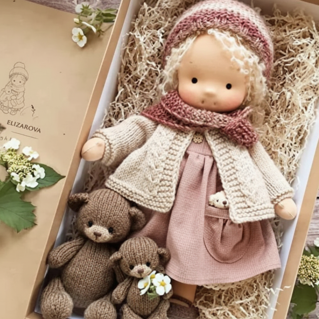 Handmade Waldorf Doll for Imaginative Play and Creativity 6