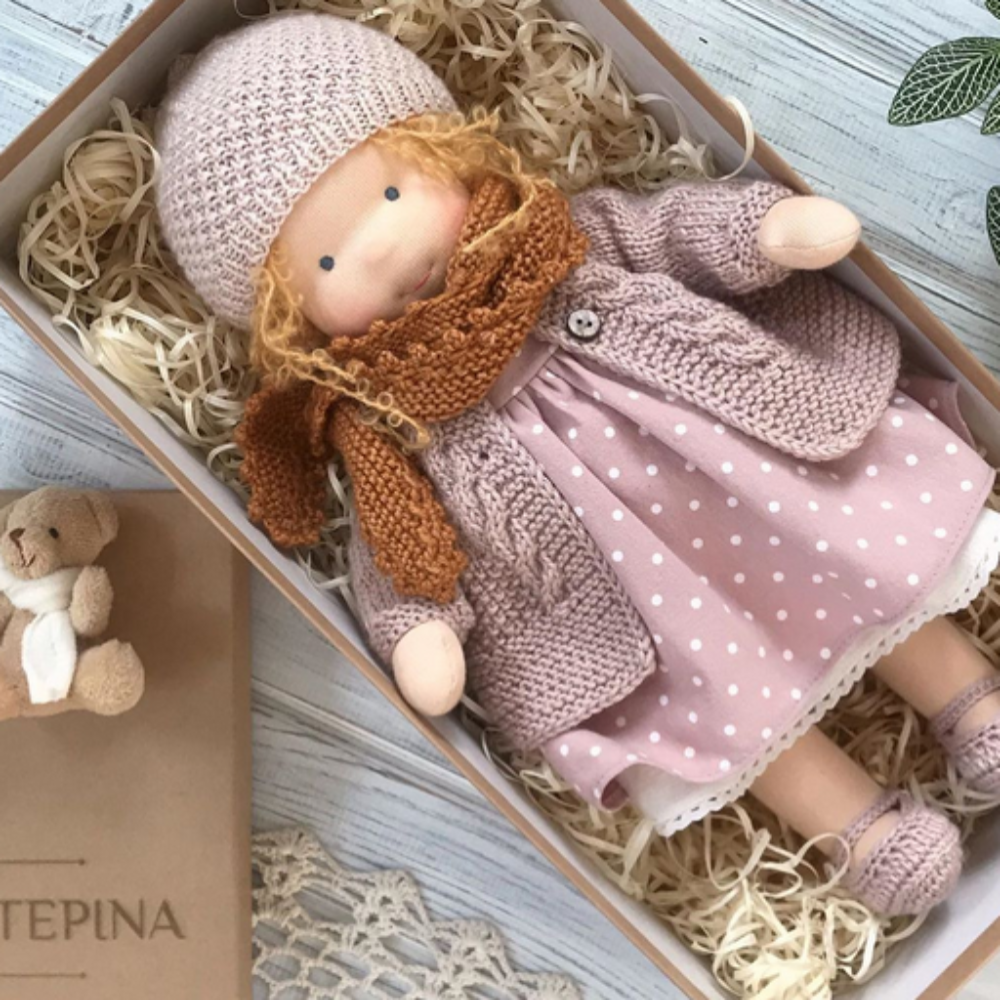 Handmade Waldorf Doll for Imaginative Play and Creativity 9