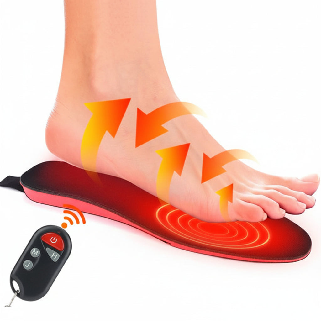 Verwarmde Binnenzolen Draadloos Herlaadbaar Warme Voeten
