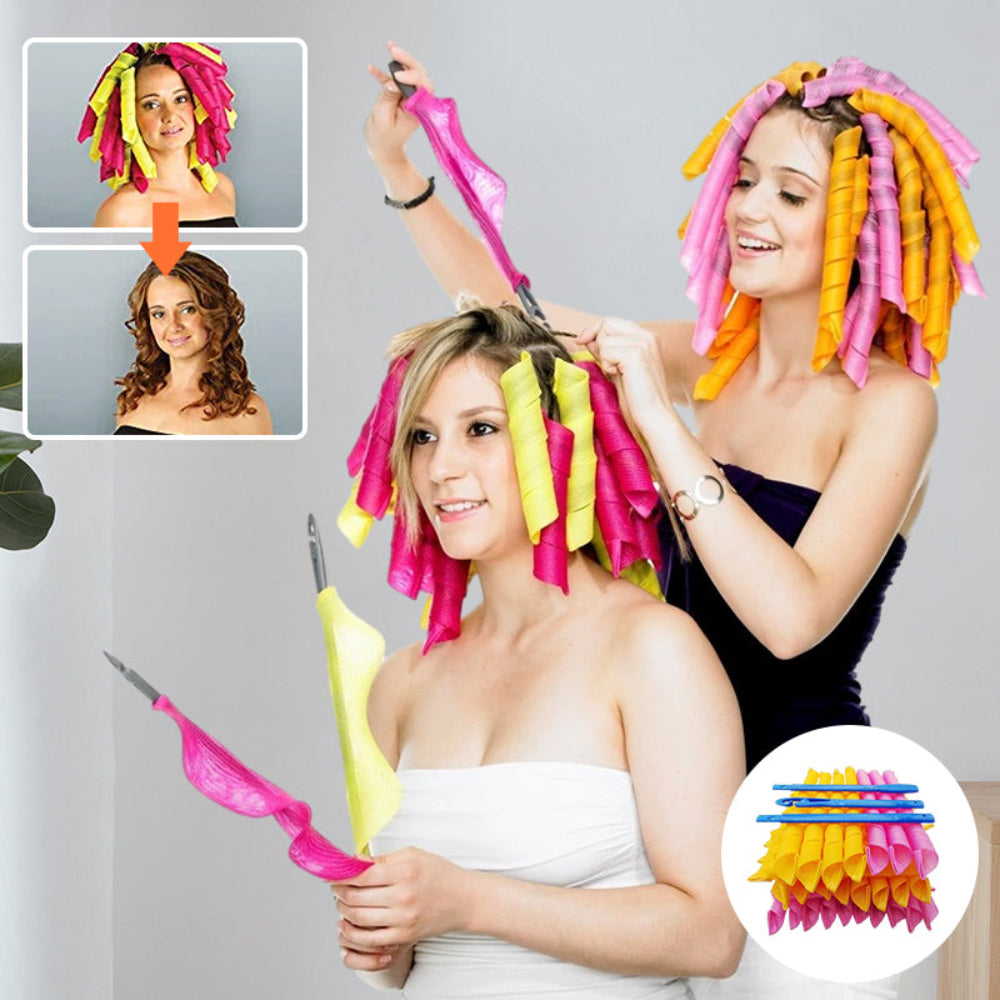 Heatless Curls Styling Kit Magic Curlers for Bouncy Curls 2