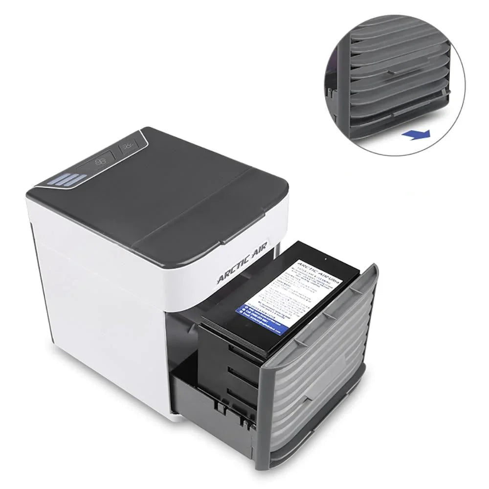 Portable Mini Air Conditioner - Cool, Humidify, and Purify the Air at Home or in the Office