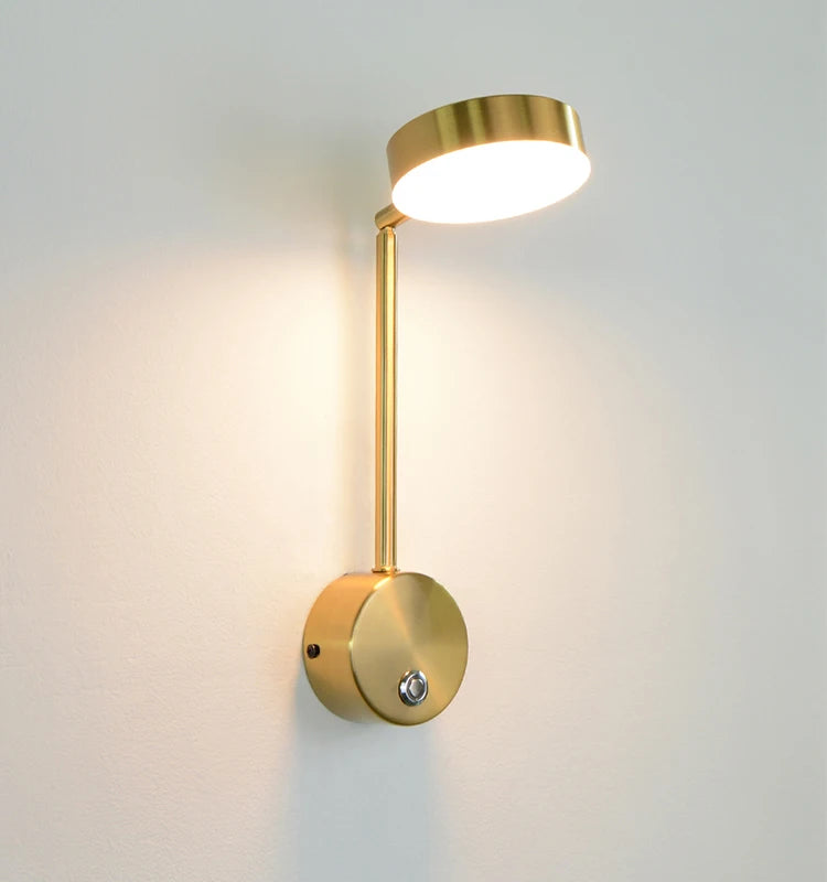 BrightLume - Lámpara de pared LED moderna con función regulable
