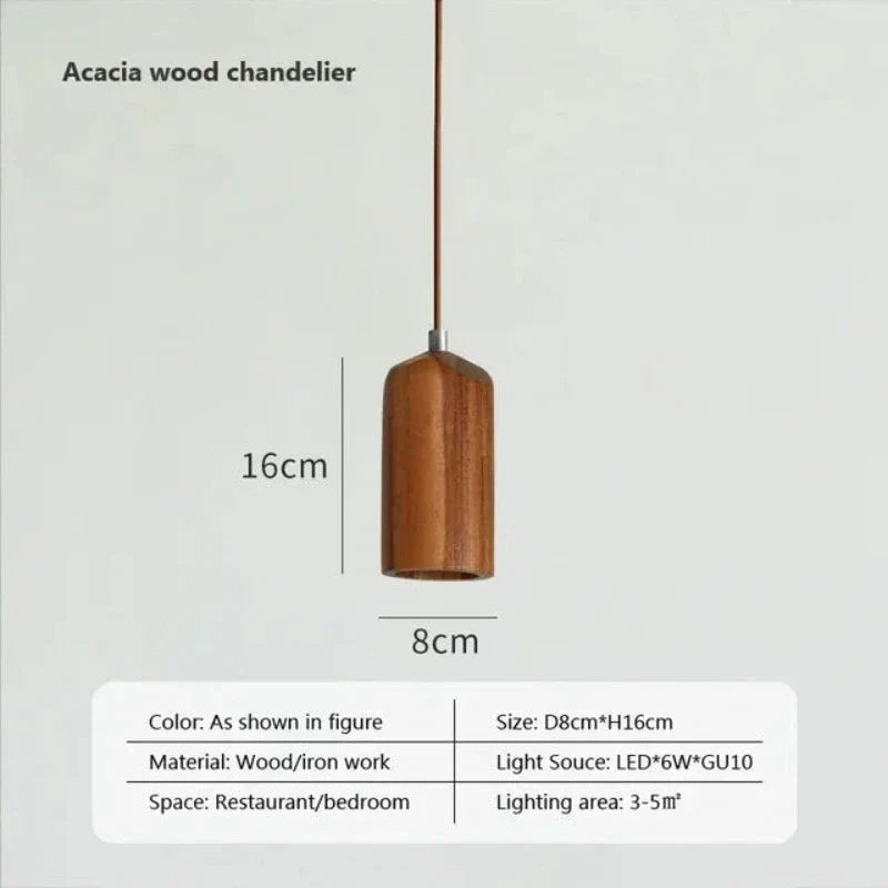 NordicGlow - Scandinavian Wooden Pendant Lamp
