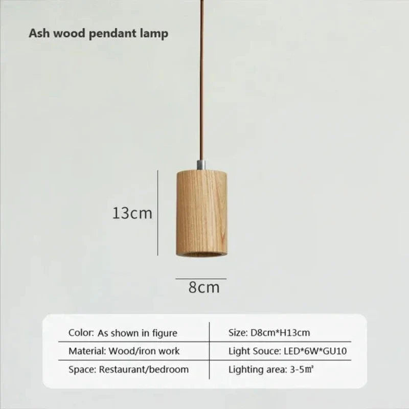 NordicGlow - Scandinavian Wooden Pendant Lamp