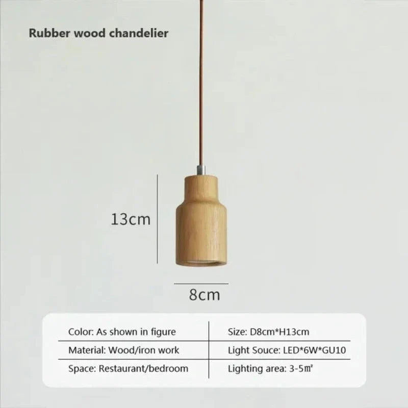 NordicGlow - Scandinavian Wooden Pendant Lamp