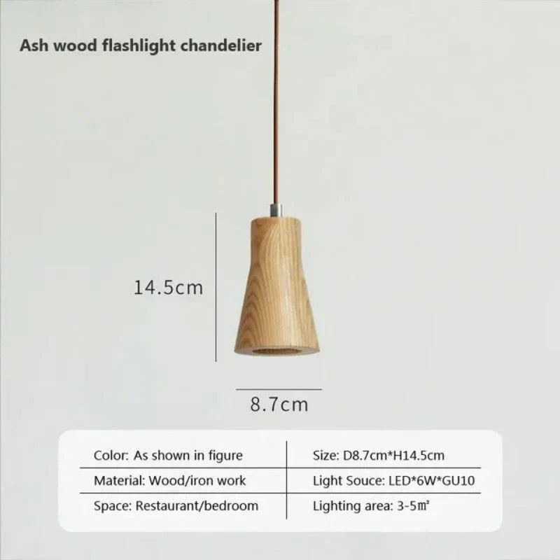NordicGlow - Scandinavian Wooden Pendant Lamp