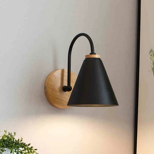 OakShine – Houten Wandlamp Met Warm Licht