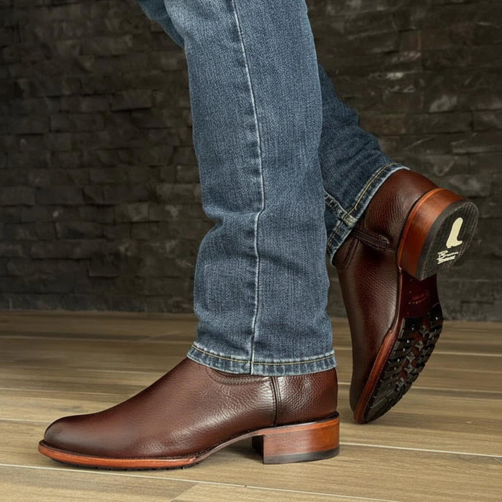 Heren Ortopedische Lederen Botten Comfortabel Stijlvol