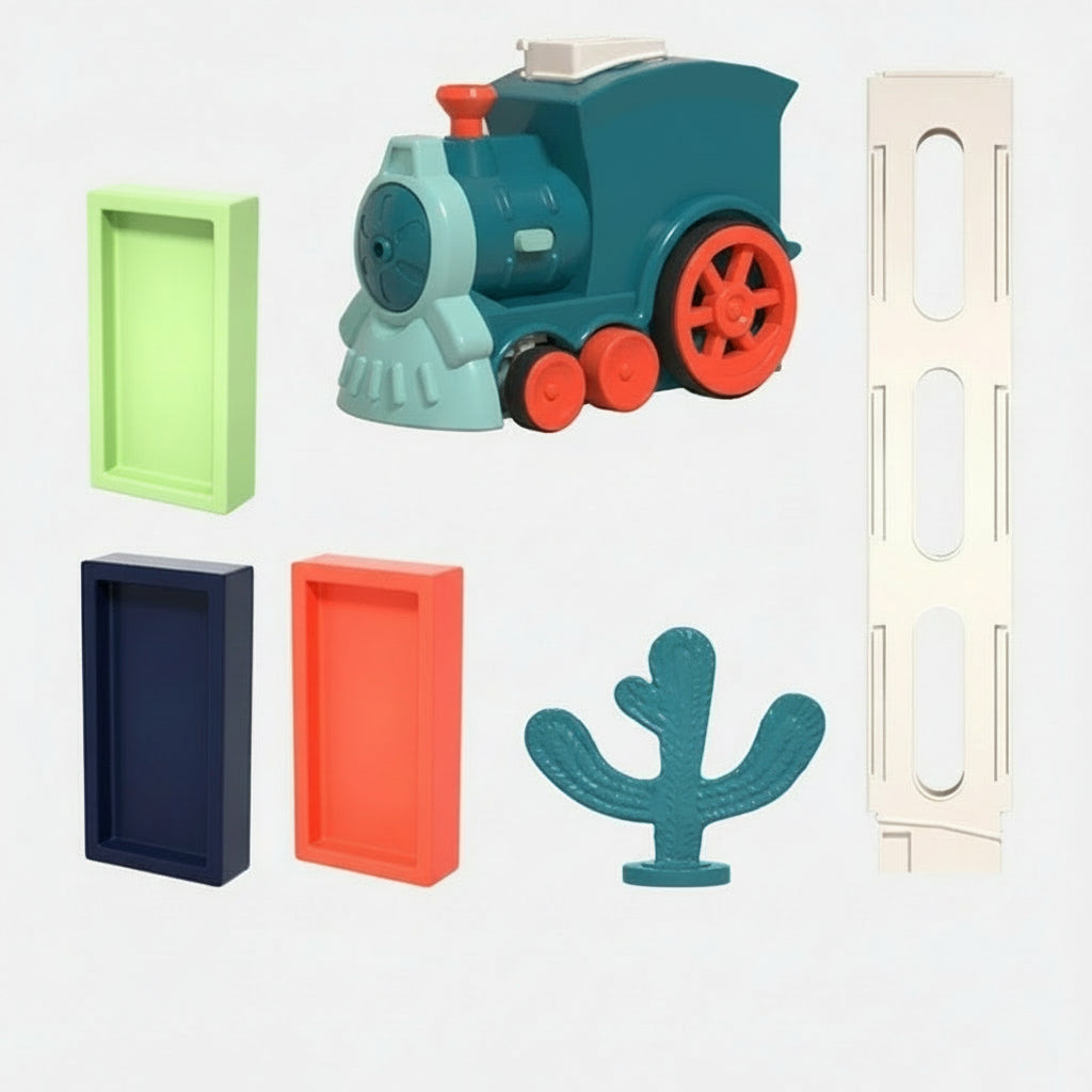 Speelgoed Trein Educatief Dominostenen Creatief Kinderspel
