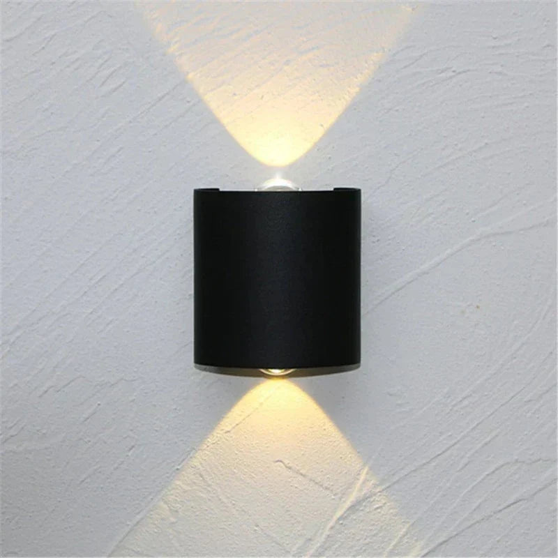LumiWall - Waterproof LED Wall Lamp for Outdoor Use in Anthracite