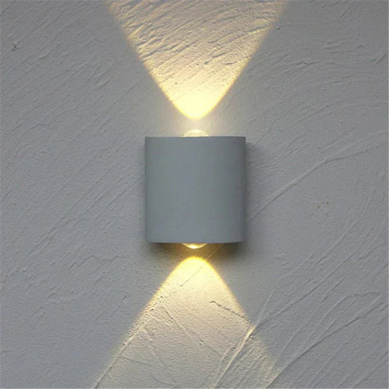 LumiWall - Waterproof LED Wall Lamp for Outdoor Use in Anthracite