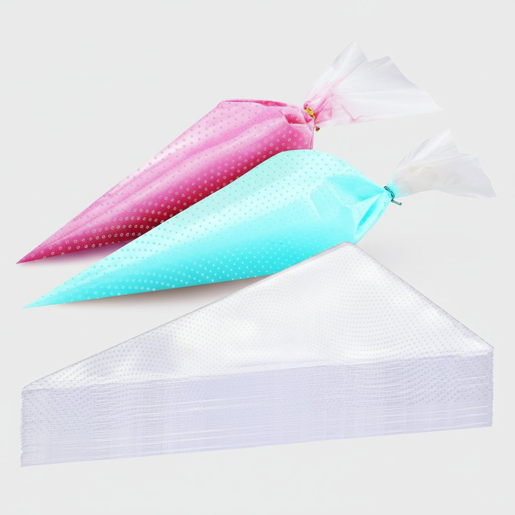 Conjunto de Decoração de Bolo Sacos de Confeitar Bicos Raspadores Cozedura