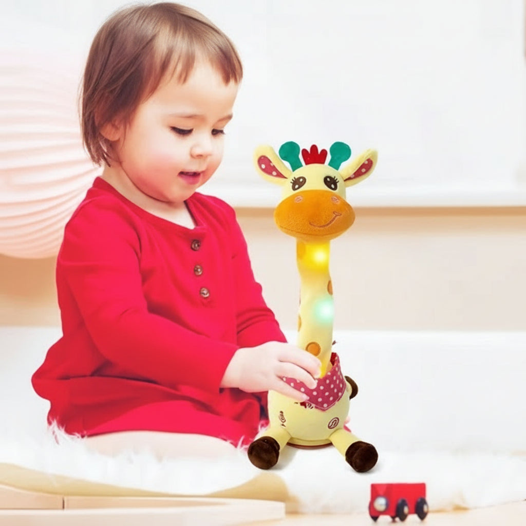Interactive Singing Dancing Plushie Giraffe Toy for Kids 4