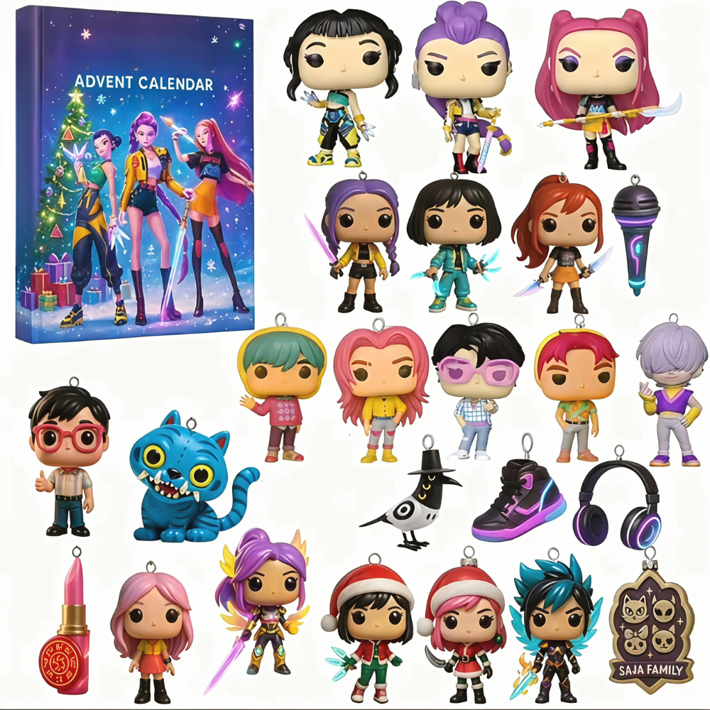 K-Pop Anime Advent Calendar 24-Day Countdown Gift Set for Kids 3