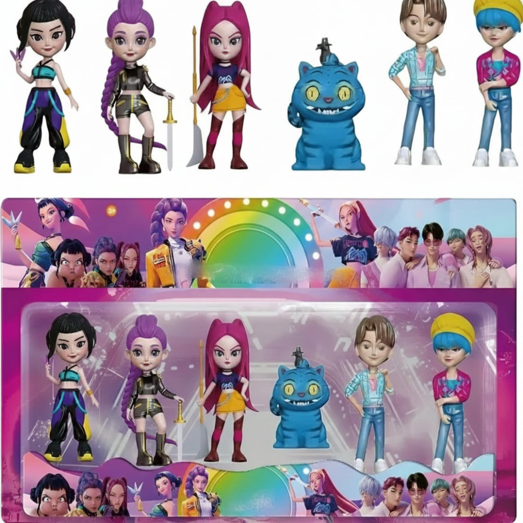 Action Figures Anime Set in PVC Collezione Giocattoli Decorativi