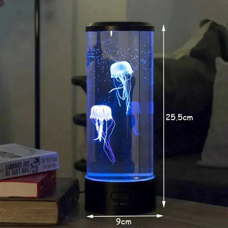 AquaGlow - LED Jellyfish Night Light – Ambient Lighting for Living Room and Bedroom