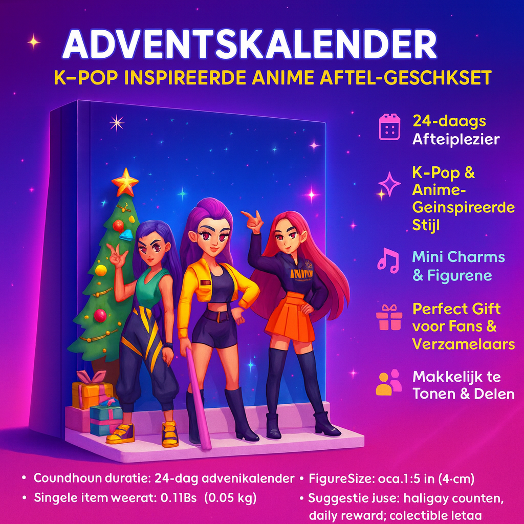 Calendario dell'Avvento Mini Figure Anime Fan Dei Bambini