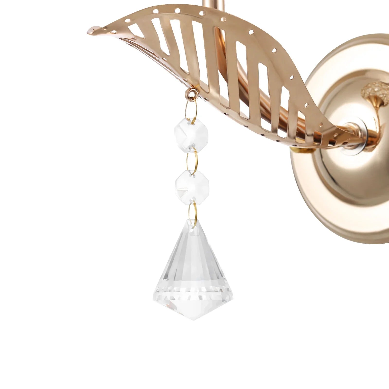 RadiantShine – Moderne LED Wandlamp Met Stijlvol Kristalontwerp