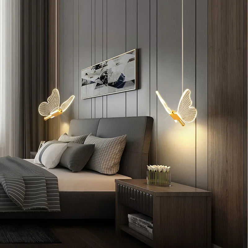 ButterflyGleam - LED Butterfly Pendant Lamps
