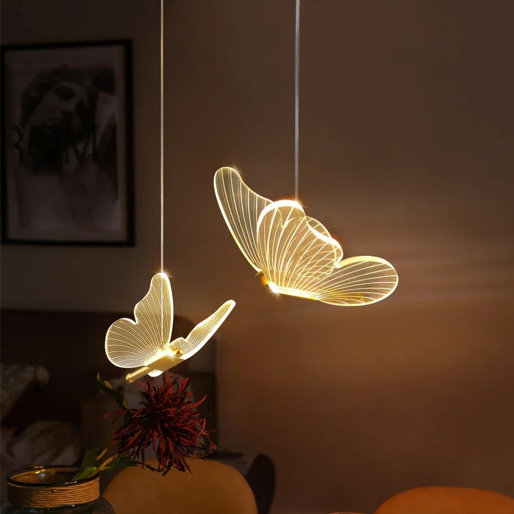 ButterflyGleam - LED Butterfly Pendant Lamps