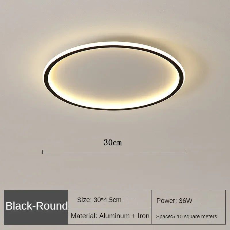 NoorderlichtBol - Scandinavian Round Ceiling Lamp